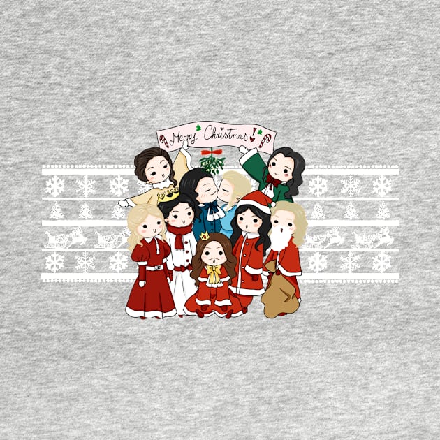 Christmas ChibiVersailles by Nayuki911